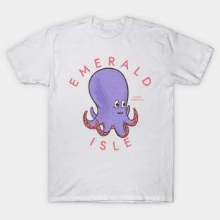 Emerald Isle, NC Summertime Vacationing Octopus T-Shirt